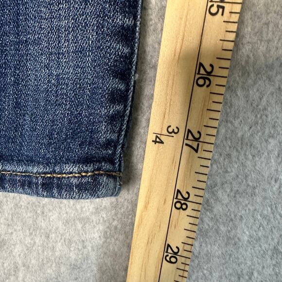 Lucky Brand Sweet Straight Ankle Jeans WMNS SZ 2/26 Blue Low Rise Streetwear Y3K - Picture 12 of 12